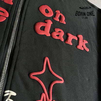 Broken Planet Skeleton Zip Up Hoodie