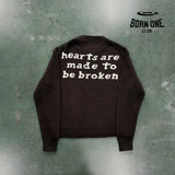 Broken Planet Skull Heart Sweater