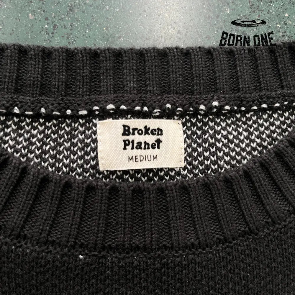 Broken Planet Skull Heart Sweater