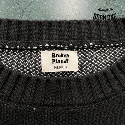Broken Planet Skull Heart Sweater