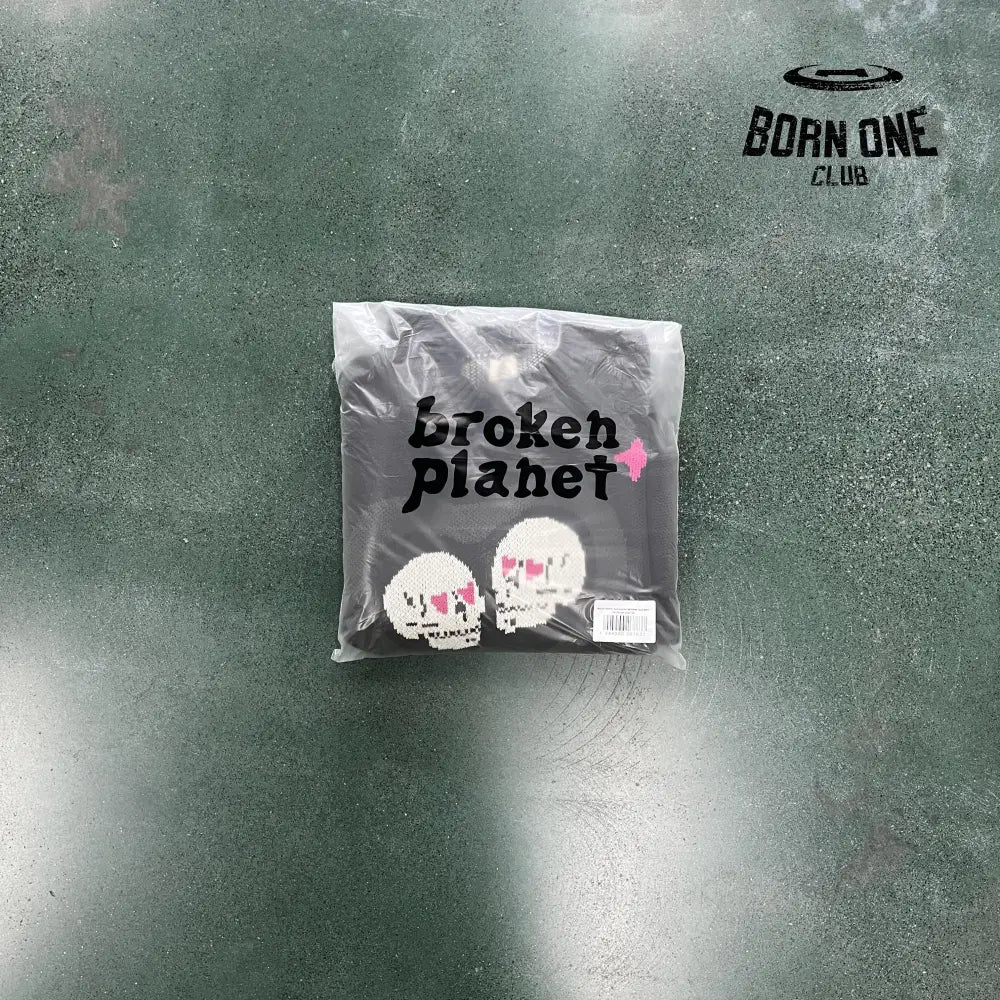 Broken Planet Skull Heart Sweater