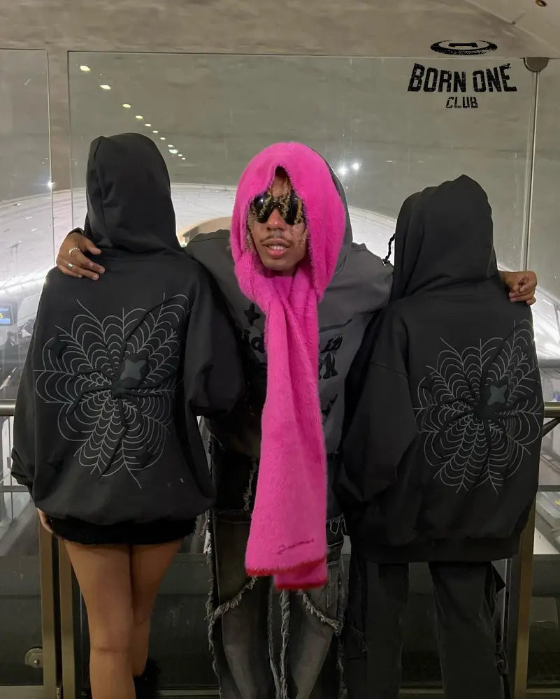 Broken Planet Spider Zip Up Hoodie