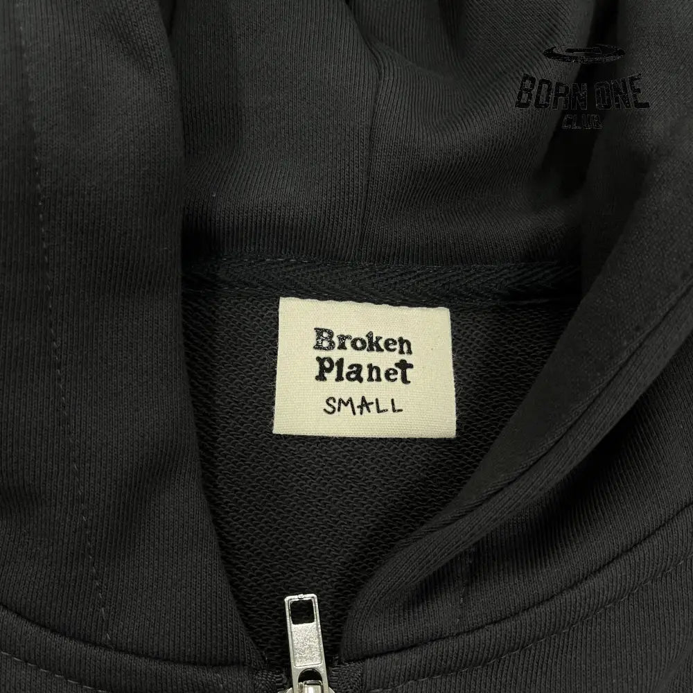 Broken Planet Spider Zip Up Hoodie