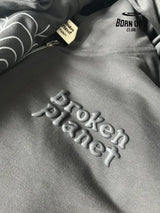 Broken Planet Spider Zip Up Hoodie