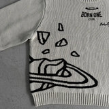 Broken Planet Sweater-Bone