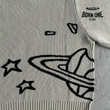 Broken Planet Sweater-Bone