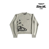 Broken Planet Sweater-Bone