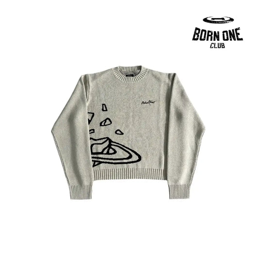 Broken Planet Sweater-Bone