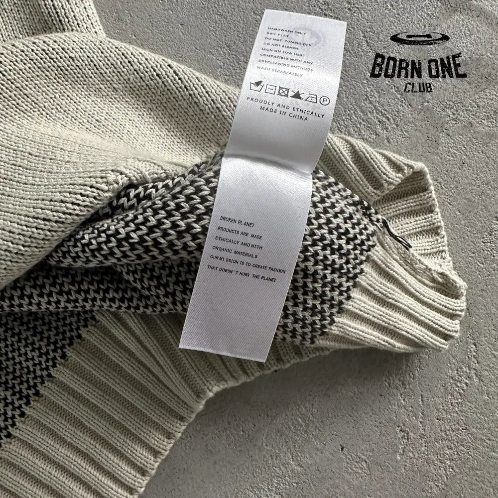 Broken Planet Sweater-Bone