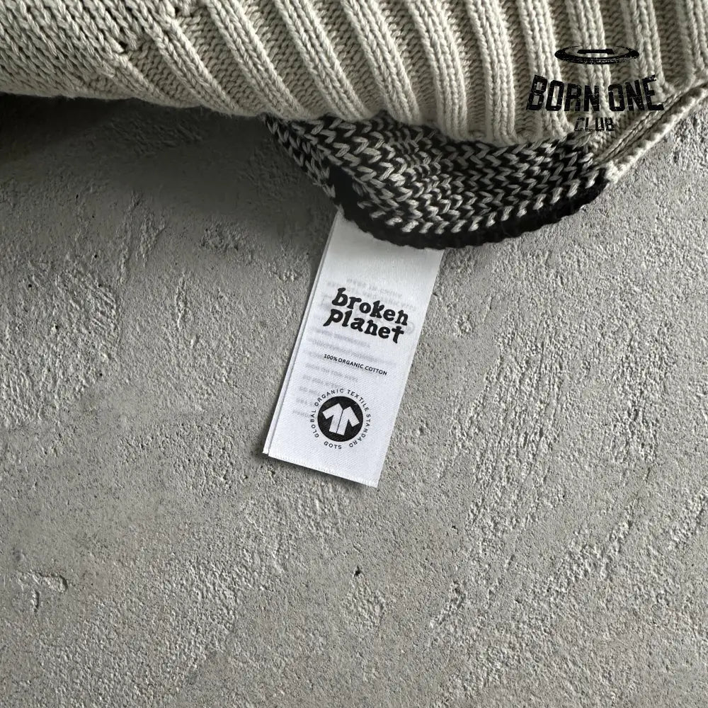 Broken Planet Sweater-Bone