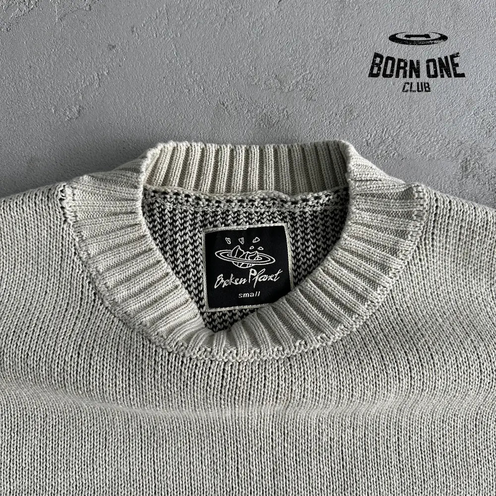 Broken Planet Sweater-Bone