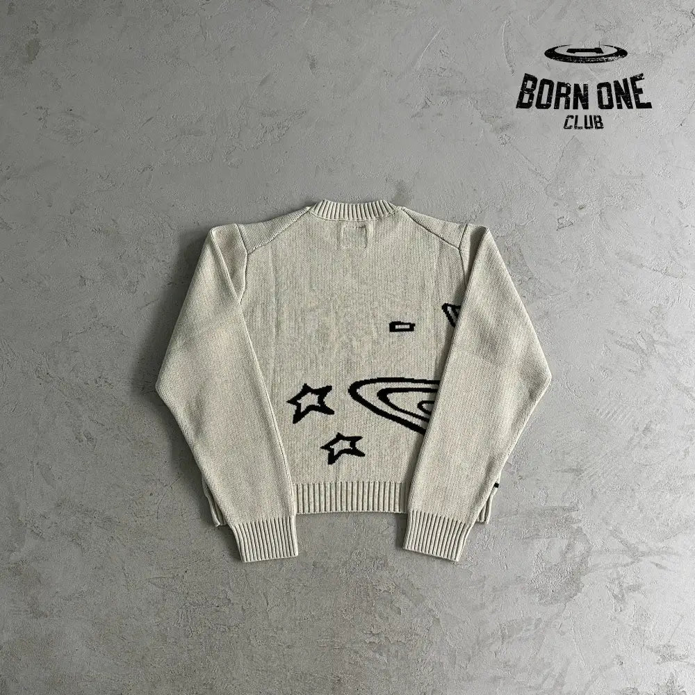 Broken Planet Sweater-Bone