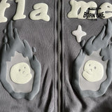 Broken Planet Twin Flames Zip Up Hoodie