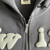 Broken Planet Twin Flames Zip Up Hoodie
