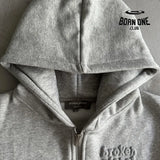 Broken Planet Womens Basics Cropped Zip Up Hoodie