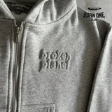Broken Planet Womens Basics Cropped Zip Up Hoodie