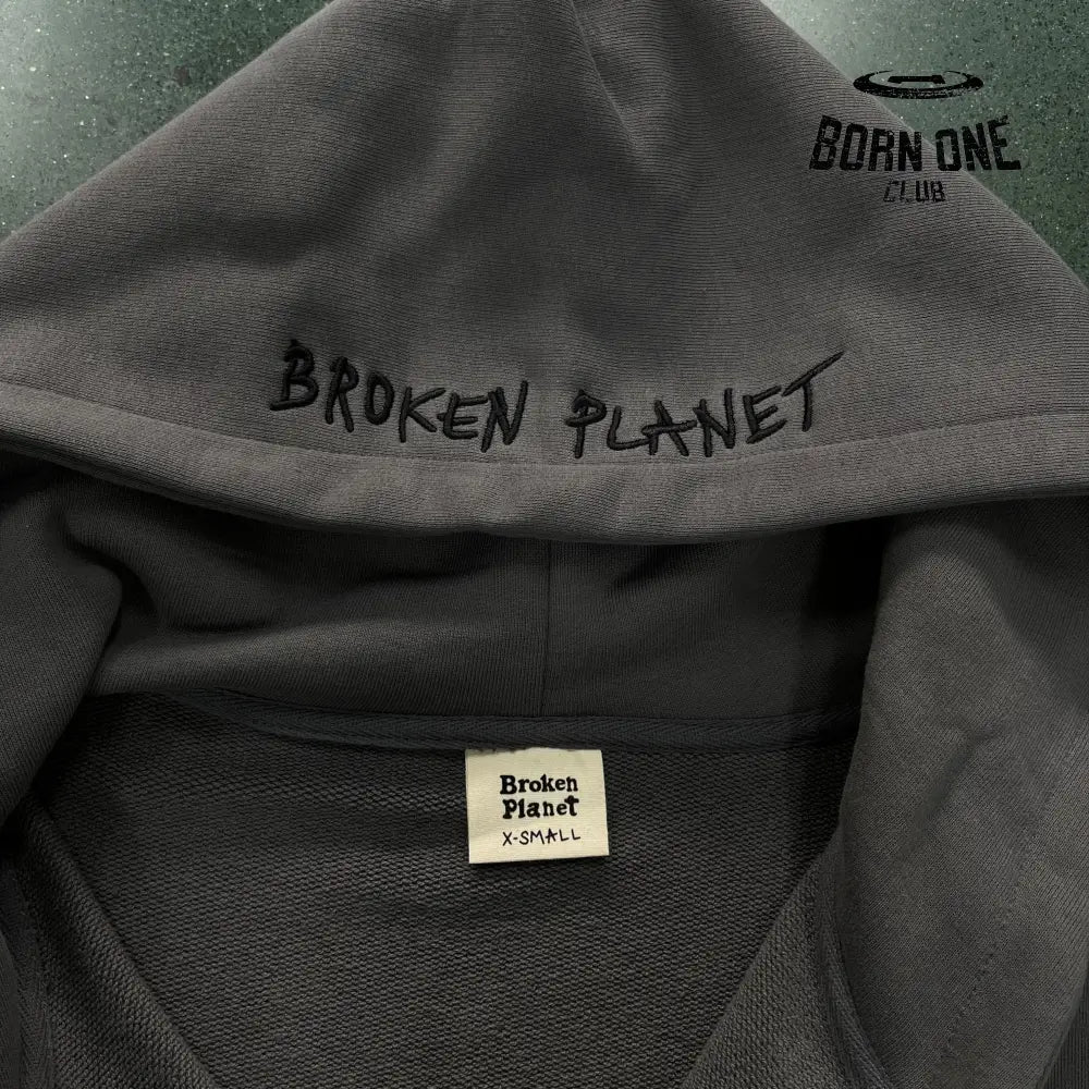 Broken Planet Planet Zip Up Hoodie