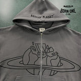 Broken Planet Planet Zip Up Hoodie