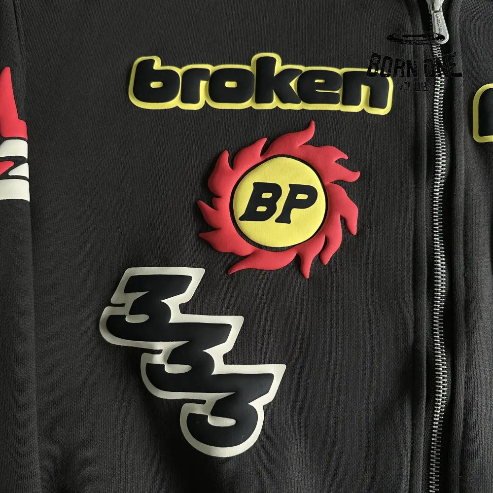 Broken Planet Zip Up Hoodie