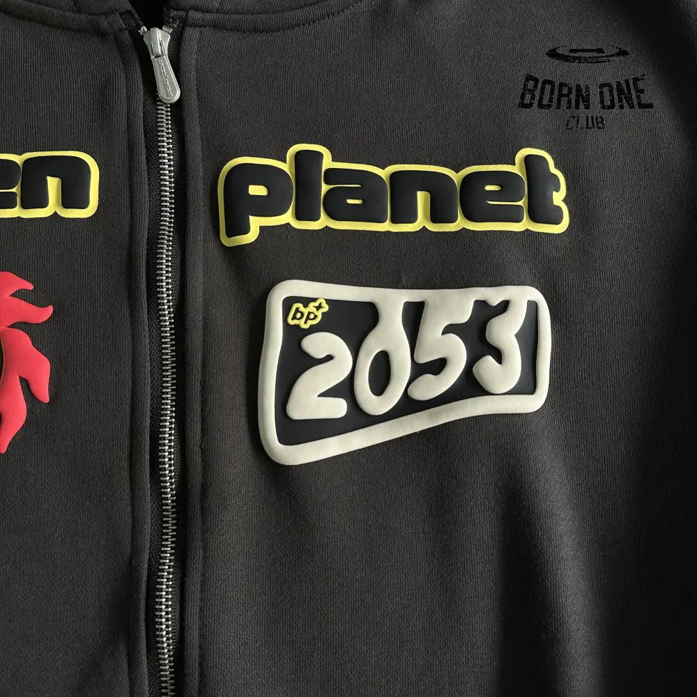 Broken Planet Zip Up Hoodie