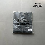 Broken Planet Planet Zip Up Hoodie Grey