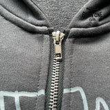 Broken Planet Planet Zip Up Hoodie Grey