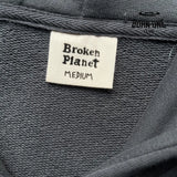 Broken Planet Planet Zip Up Hoodie Grey
