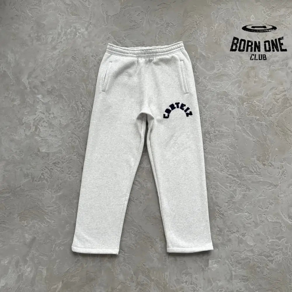 Conjunto Moletom Corteiz Arch Cinza