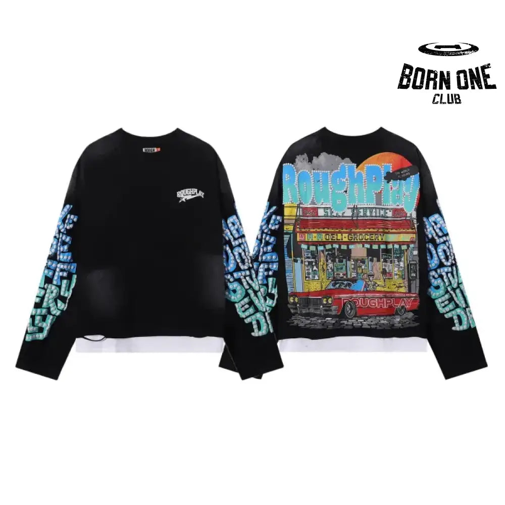 Rough Play Camiseta Manga Longa