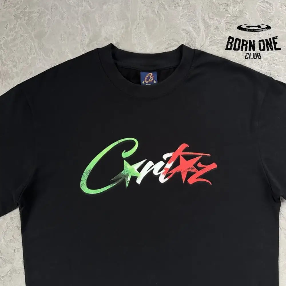 Camiseta Corteiz Allstarz Itália Preta