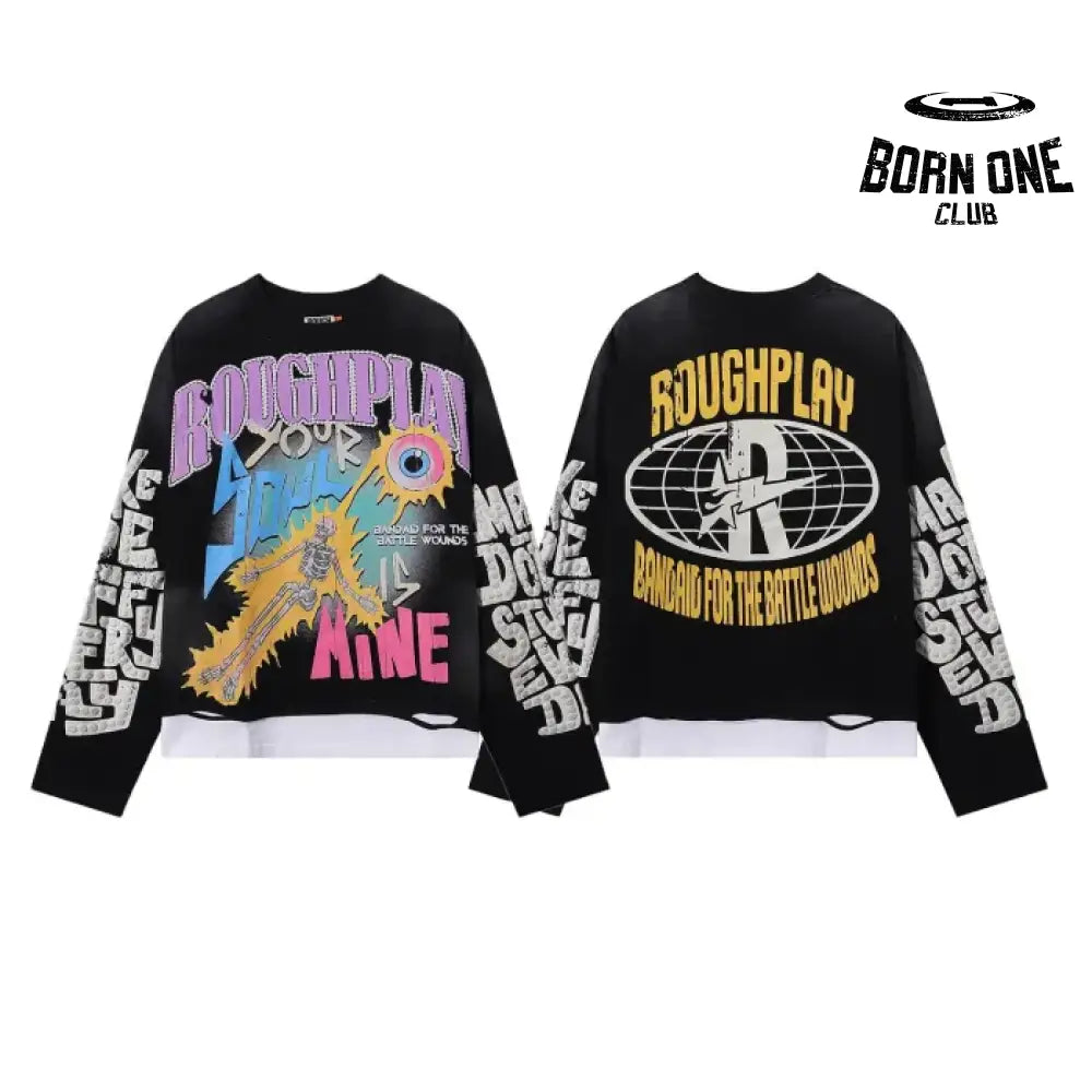 Rough Play Camiseta Manga Longa
