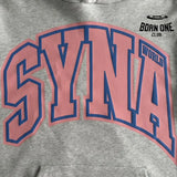 Conjunto Syna World College Logo Cinza/Rosa