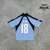 Camiseta Corteiz Alcatraz Football Azul