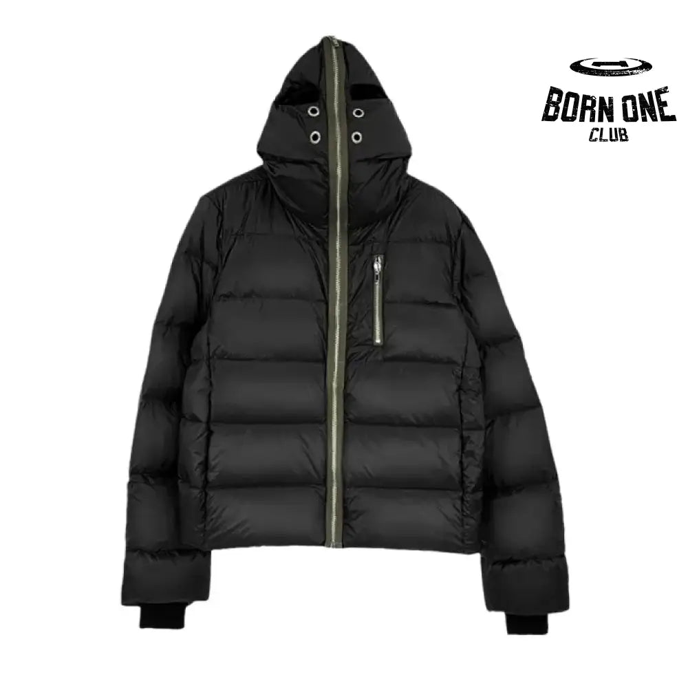 Rick Owens Shark Head Zipper Down Jaqueta 28594043
