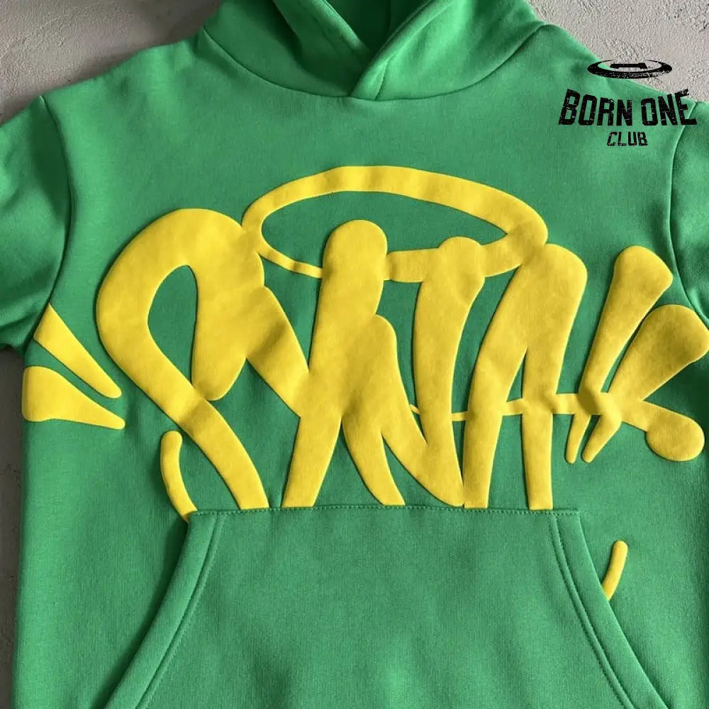 Conjunto Team Syna Hood Twinset Green