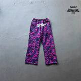 Conjunto BAPE x SYNA By Central Cee x Spotfy Shark Camo Purple