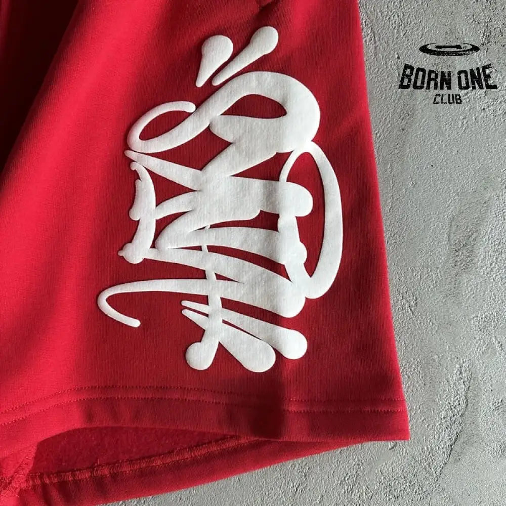 Conjunto Team Syna Hood Twinset Red