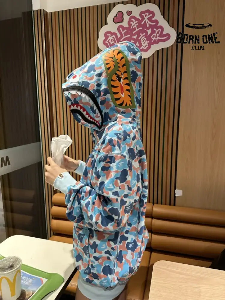 Bape Shark Moletom Zíper