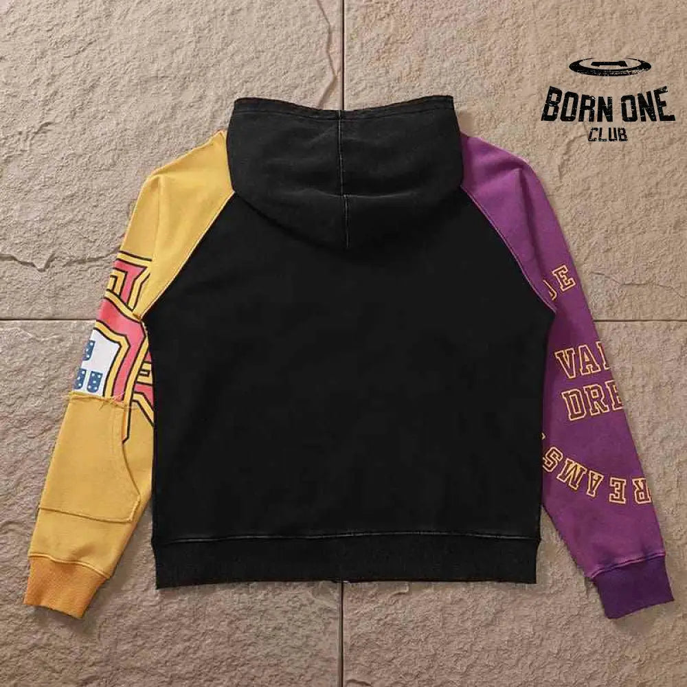 Moletom Vale Forever Crest Zíper Purple/Yellow
