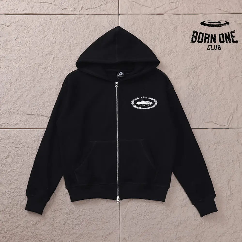 Conjunto Corteiz Superior Royale Preto/Branco
