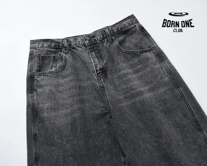 Calça Baggy Estonada Black Grey