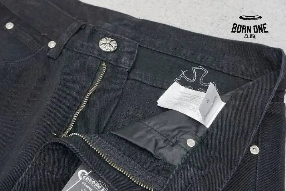 Calça Chrome Hearts Green & Leopard Cross