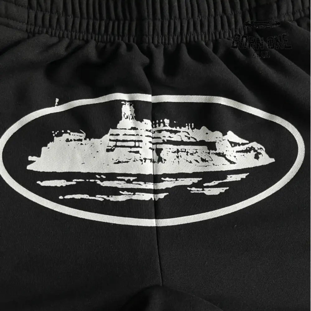 Calça Corteiz Alcatraz Basic Jogging Black