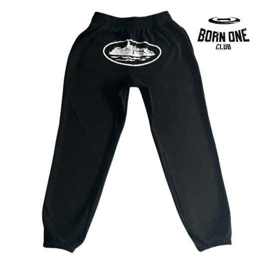 Calça Corteiz Alcatraz Basic Jogging Black