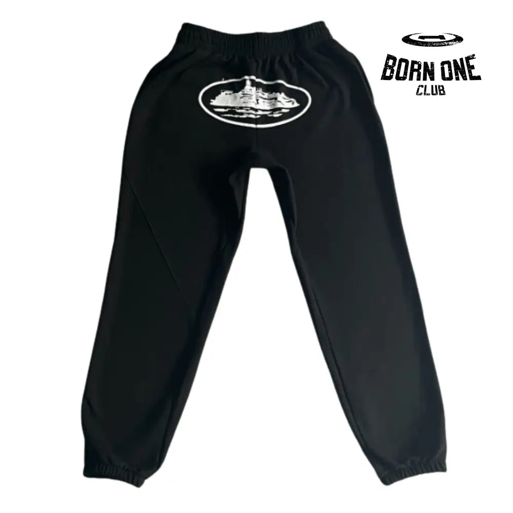 Calça Corteiz Alcatraz Basic Jogging Black GG