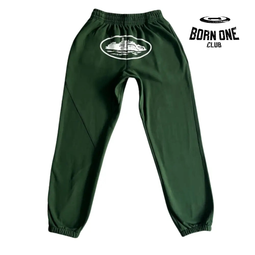 Calça Corteiz Alcatraz Basic Jogging Green