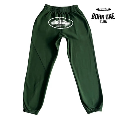 Calça Corteiz Alcatraz Basic Jogging Green