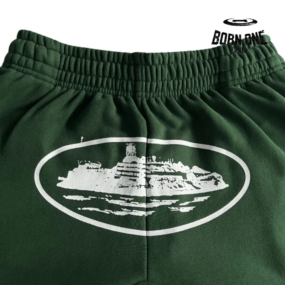 Calça Corteiz Alcatraz Basic Jogging Green