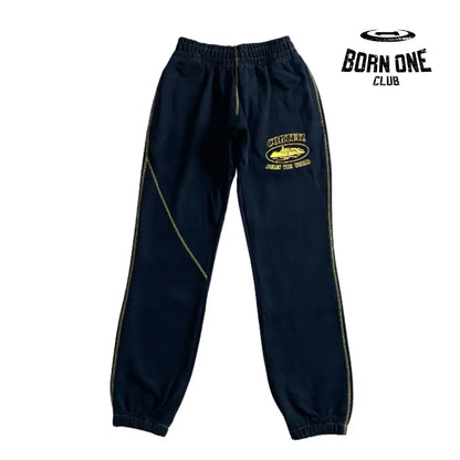 Calça Corteiz Alcatraz Jogging P / Amarelo
