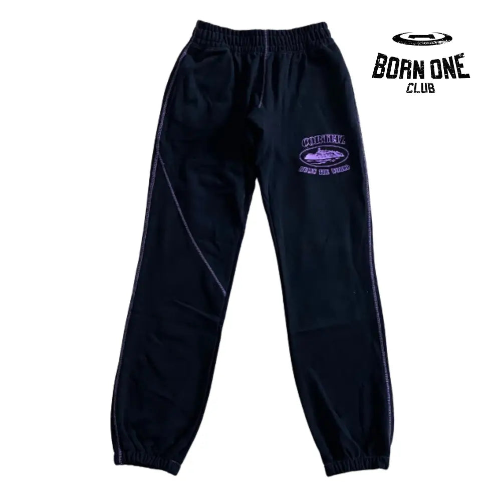 Calça Corteiz Alcatraz Jogging P / Roxo